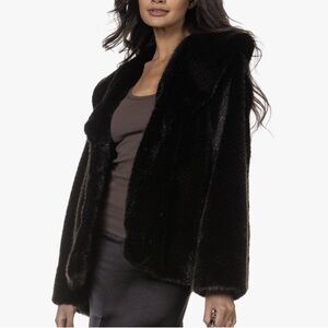 Anine Bing Hilary Faux Fur jacket